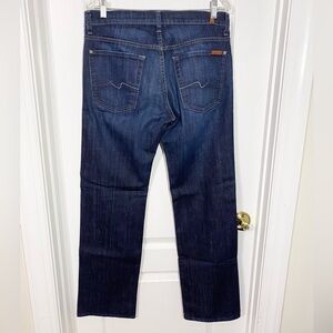 Y2K Austyn Straight Leg Jeans W31 L33 USA MADE 7 For All Mankind